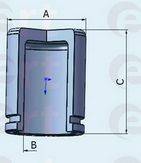 Поршень, корпус скобы тормоза ERT 150787-C
