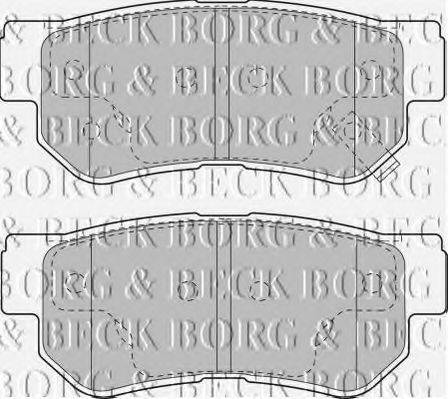 Тормозные колодки BORG & BECK BBP1787