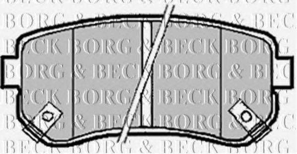 Тормозные колодки BORG & BECK BBP1924