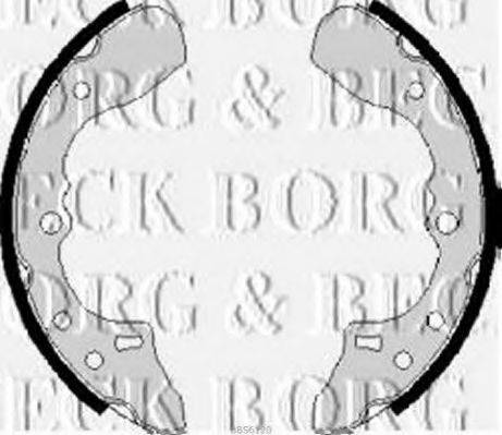 Тормозные колодки барабанные BORG & BECK BBS6120