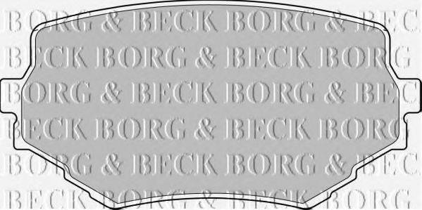 Тормозные колодки BORG & BECK BBP1597