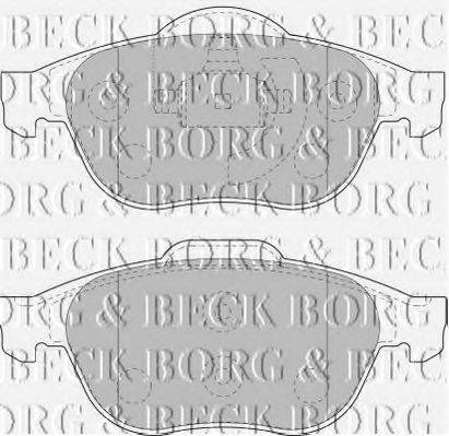 Тормозные колодки BORG & BECK BBP1731