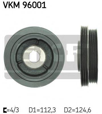 Ременный шкив, коленчатый вал SKF VKM 96001