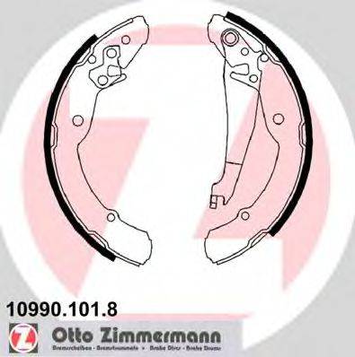 Тормозные колодки барабанные ZIMMERMANN 10990.101.8 Тормозные колодки барабанные ZIMMERMANN 10990.101.8