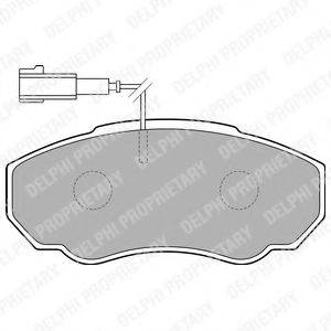 Тормозные колодки DELPHI LP1750