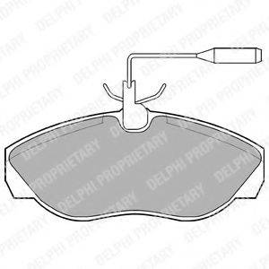 Тормозные колодки DELPHI LP877