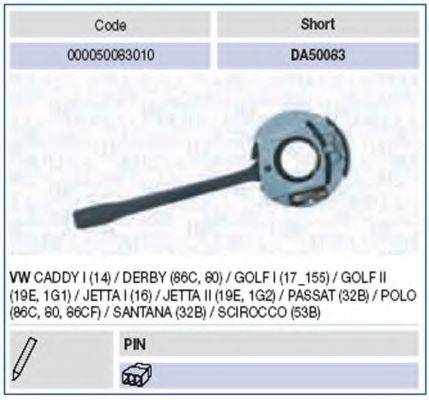Выключатель на колонке рулевого управления MAGNETI MARELLI 000050083010