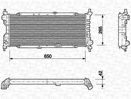 Радиатор охлаждения двигателя MAGNETI MARELLI 350213588000